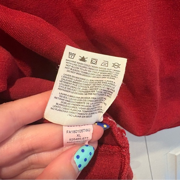 Nike Red Optic Crewneck with front pocket - Size XL - Picture 7 of 7